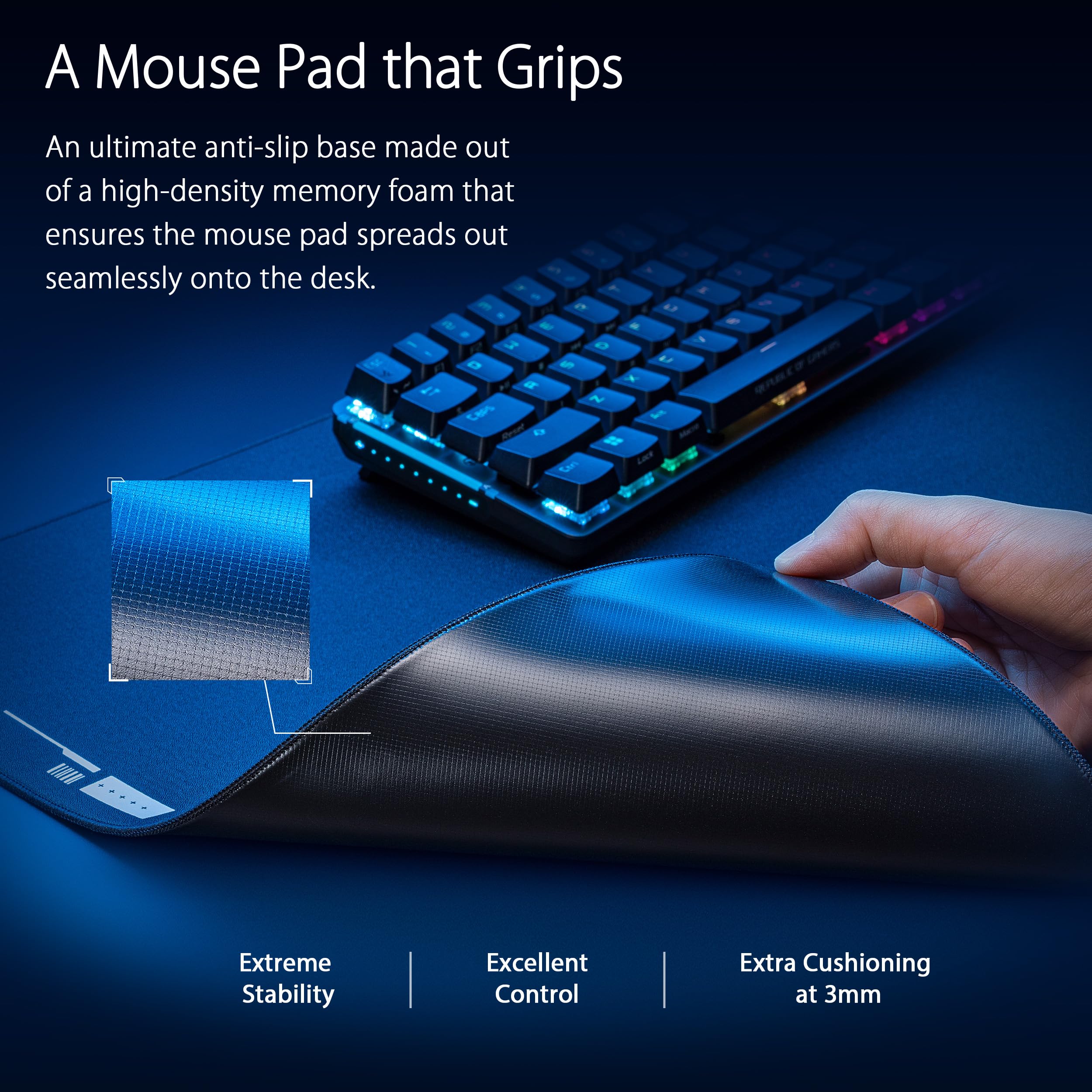 asus-rog-hone-ace-xxl-tapis-de-souris-gaming-extra-large-900-x-400-mm image 2