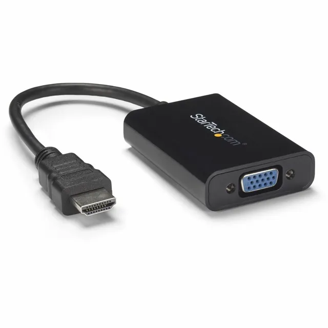 startech-com-hd2vgaa2-adaptateur-hdmi-vers-vga-avec-audio-1080p-noir image 1