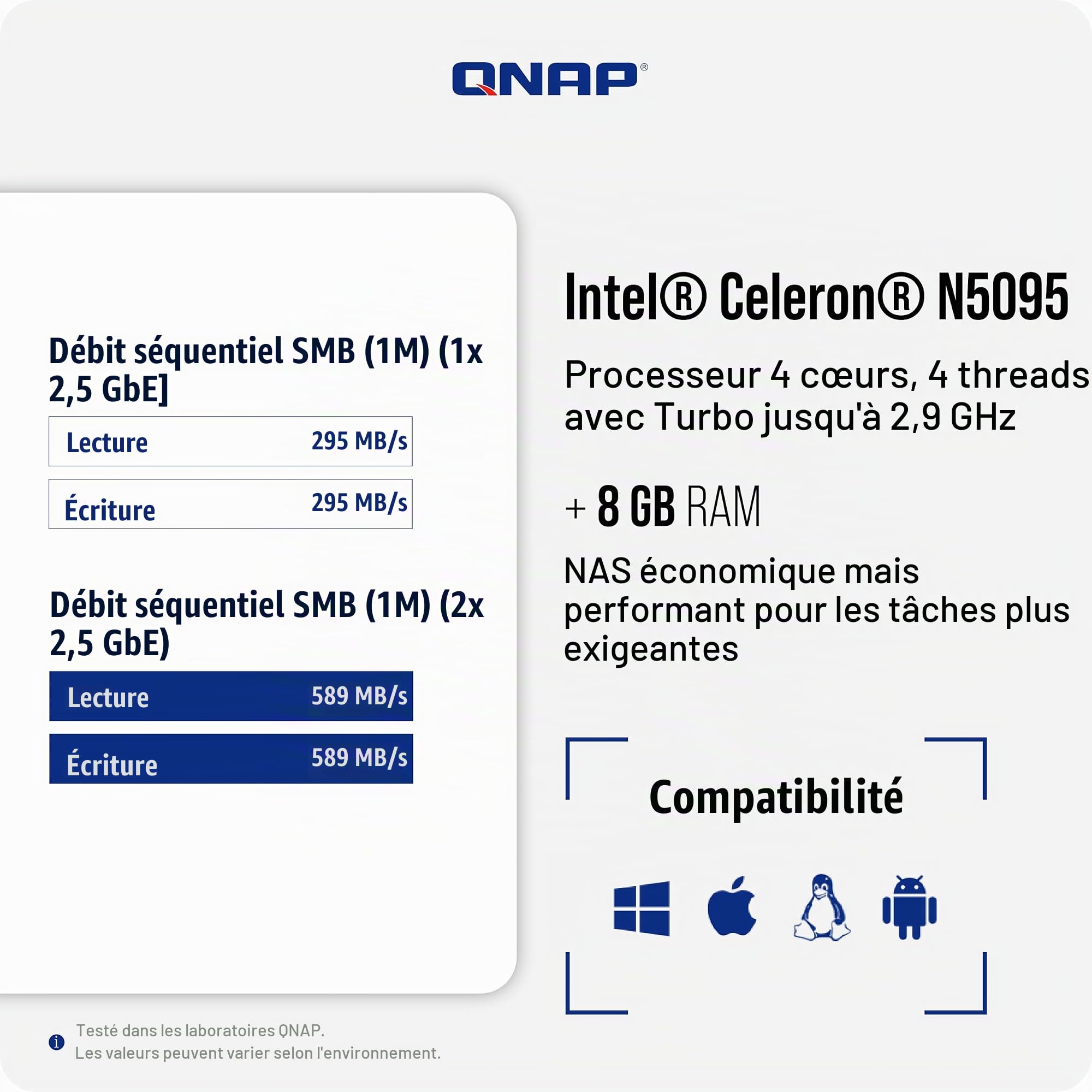 qnap-ts-664-8g-nas-6-baies-intel-celeron-n5095-8go-ram-2-5gbe-hdmi-4k image 3