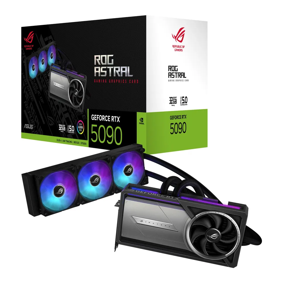 asus-rog-astral-lc-geforce-rtx-5090-32-go-gddr7-carte-graphique-gaming-watercool image 1