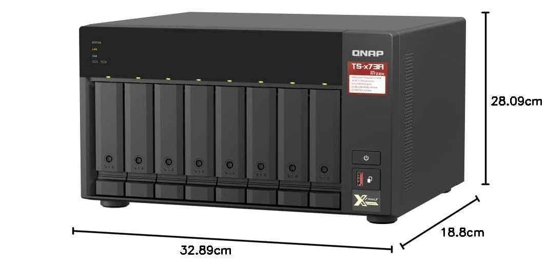 qnap-ts-873a-8g-nas-8-baies-amd-ryzen-8go-ram-2-5-gbe-sans-disque image 6