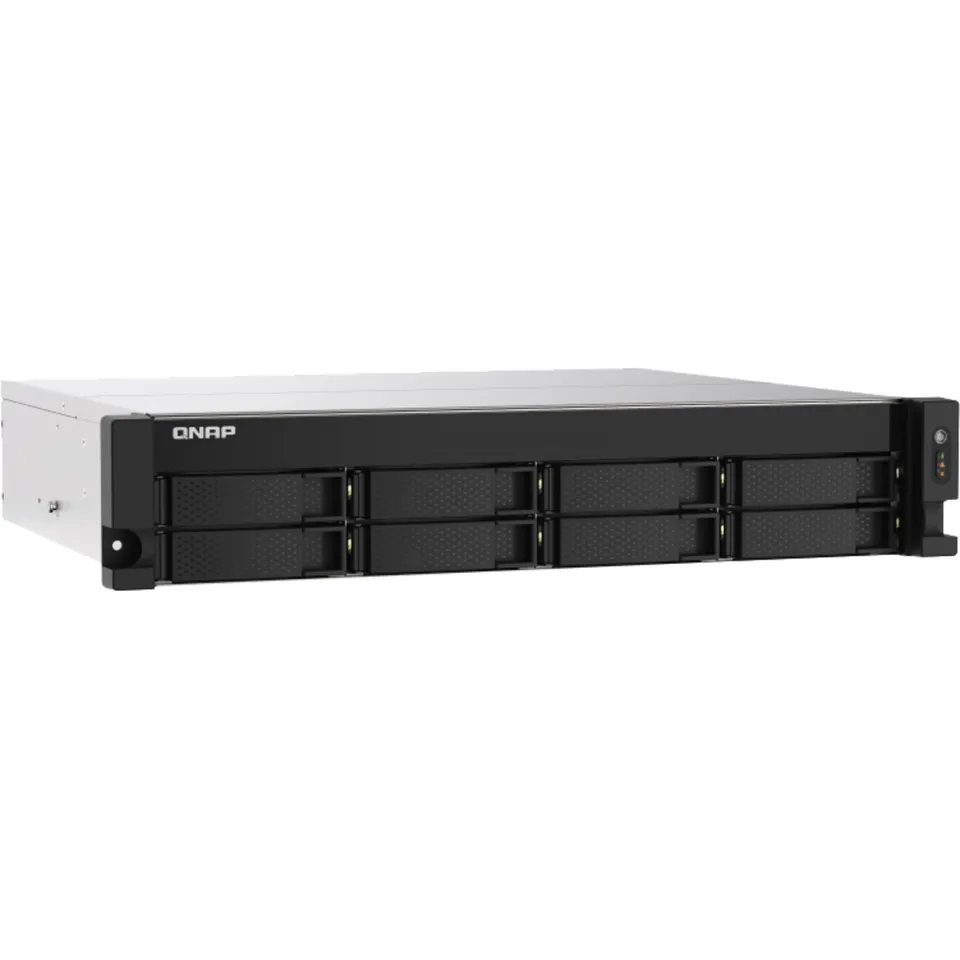 qnap-ts-873aeu-rp-nas-rack-2u-8-baies-amd-ryzen-v1500b image 1