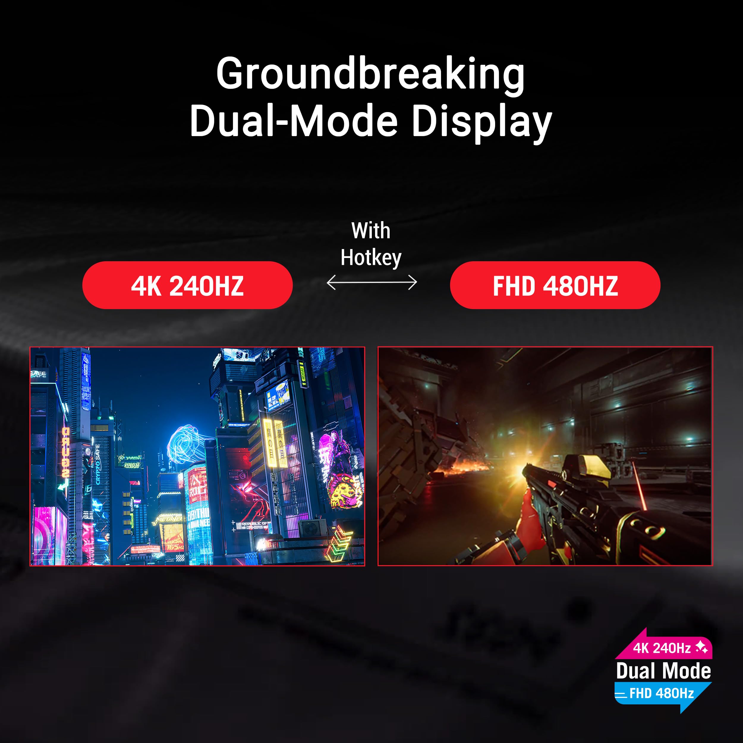asus-rog-swift-oled-pg32ucdp-moniteur-gaming-32-4k-240hz-fhd-480hz image 2