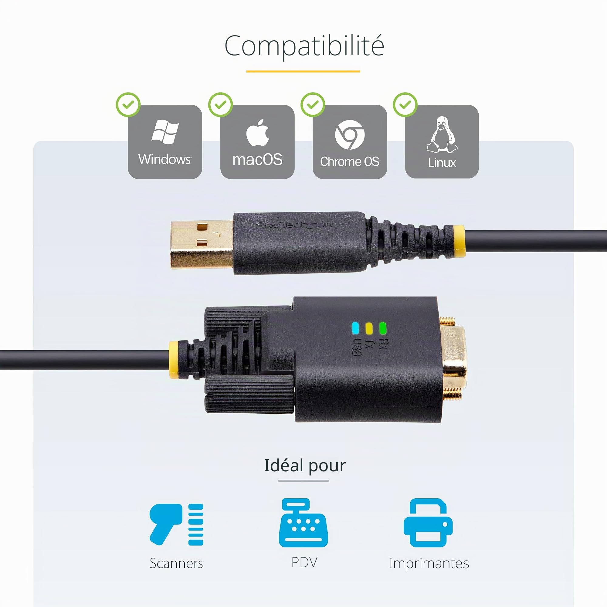 startech-com-c-ble-adaptateur-usb-vers-s-rie-db9-rs232-ftdi-2m image 5