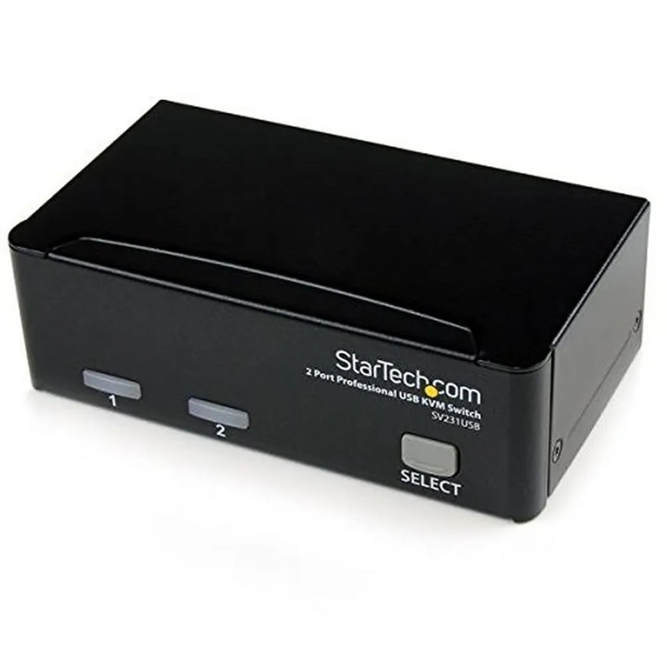 startech-com-sv231usbgb-switch-kvm-usb-vga-2-ports-avec-c-bles image 1