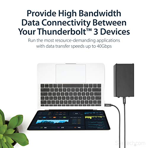 startech-com-c-ble-thunderbolt-3-actif-1-m-40-gbps-100w-pd-5k-usb-c-noir image 5