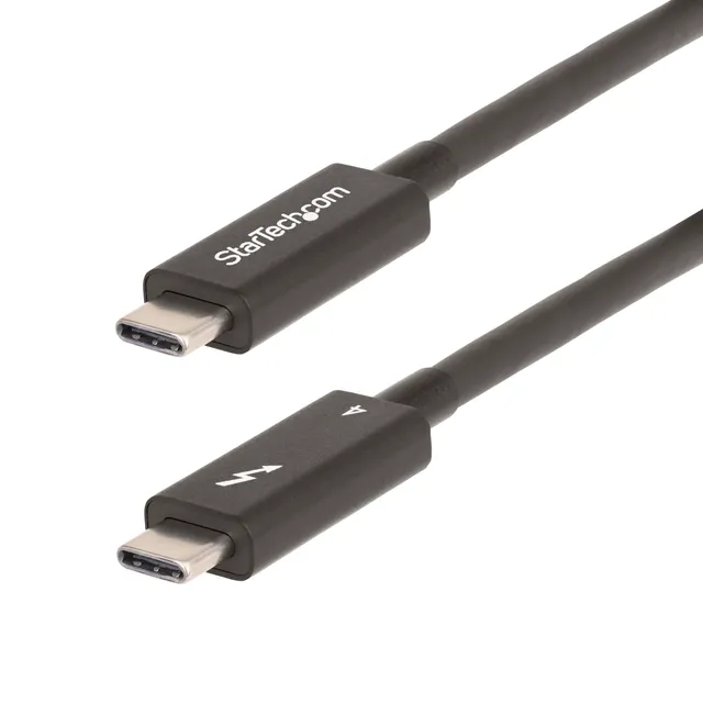 startech-com-c-ble-thunderbolt-4-actif-2-m-usb-c-40-gbps-100w-pd-8k-noir image 1