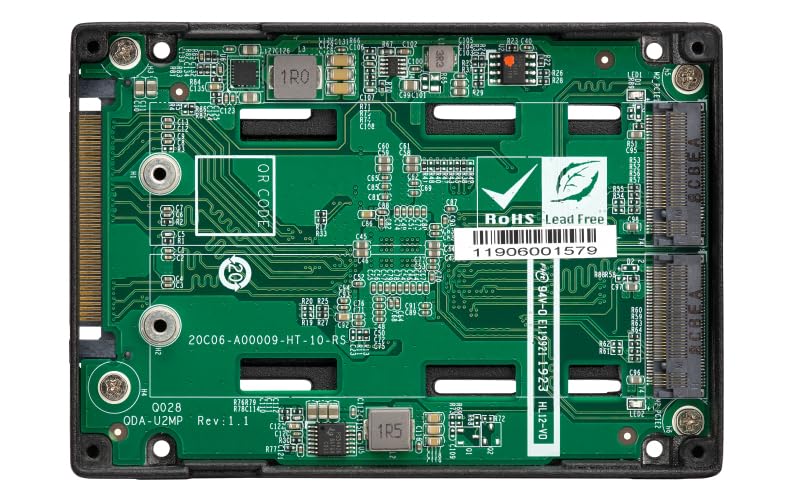 qnap-qda-u2mp-adaptateur-ssd-m-2-vers-baie-u-2-accessoire-nas-ts-series image 5