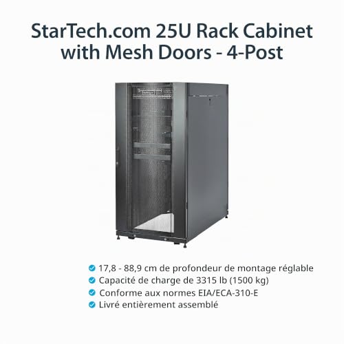 startech-com-rk2537bkm-armoire-serveur-25u-19-4-montants-89-cm-1500-kg image 8