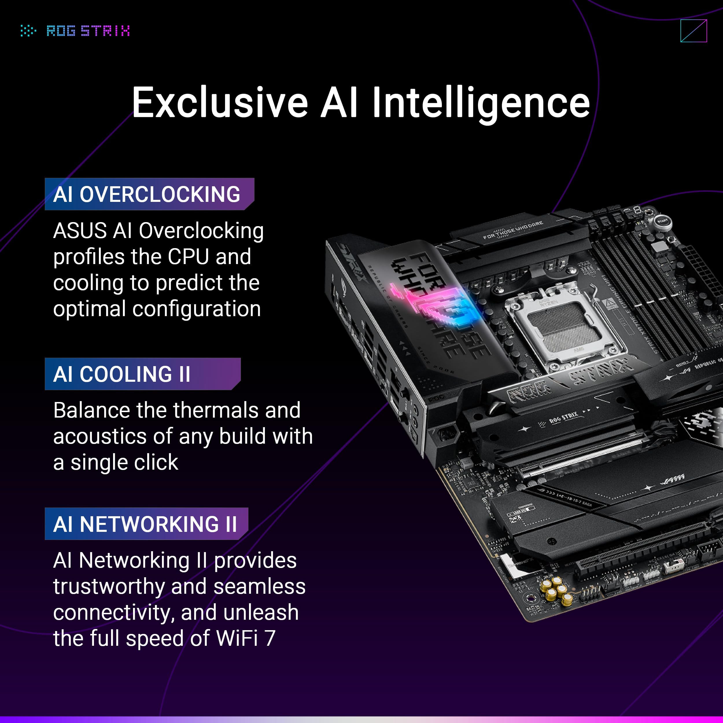 asus-rog-strix-x870e-e-gaming-wifi-carte-m-re-amd-am5-atx-ddr5-pcie-5-0 image 2