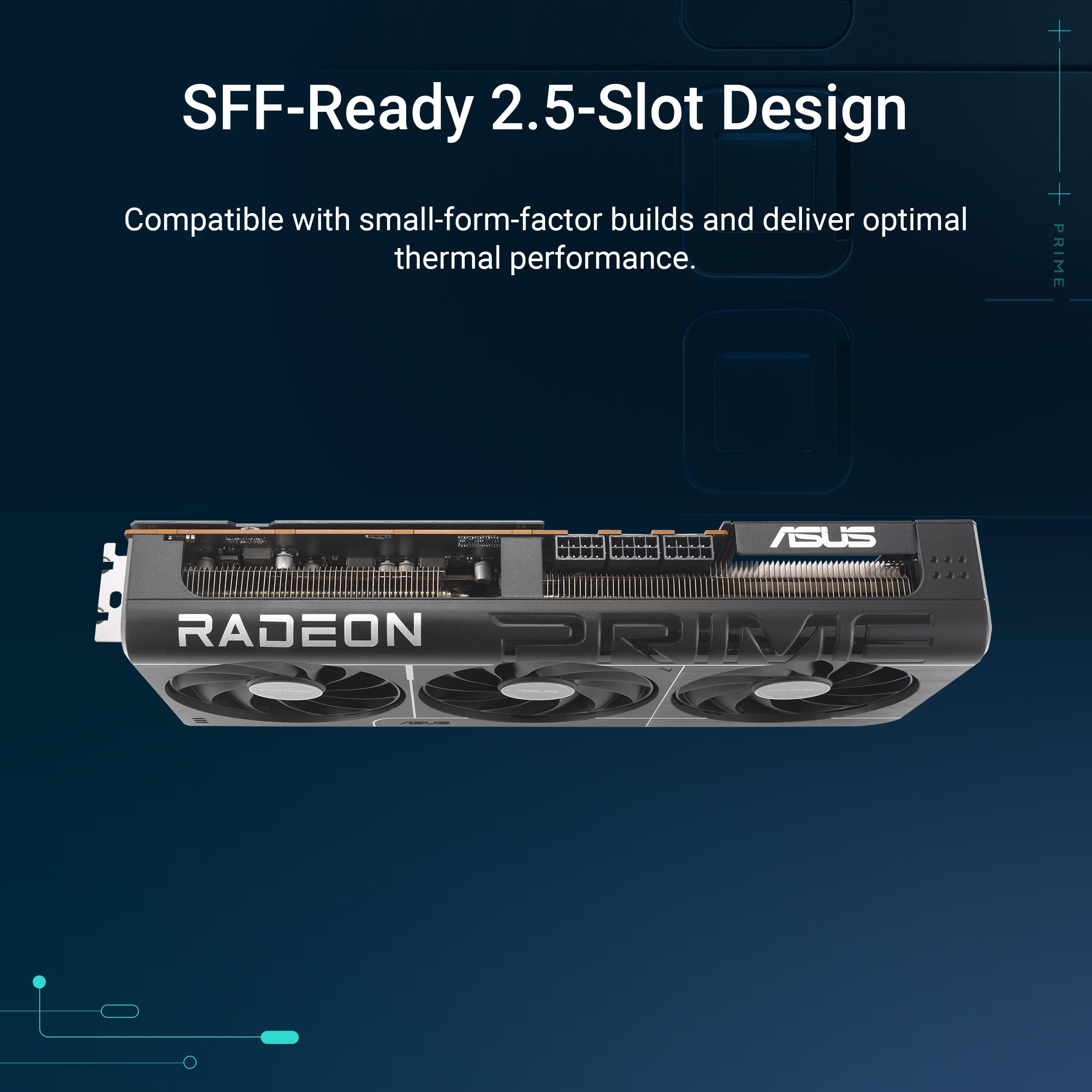 asus-rog-prime-radeon-rx-9070-xt-oc-edition-16gb-gddr6-carte-graphique-gaming image 2