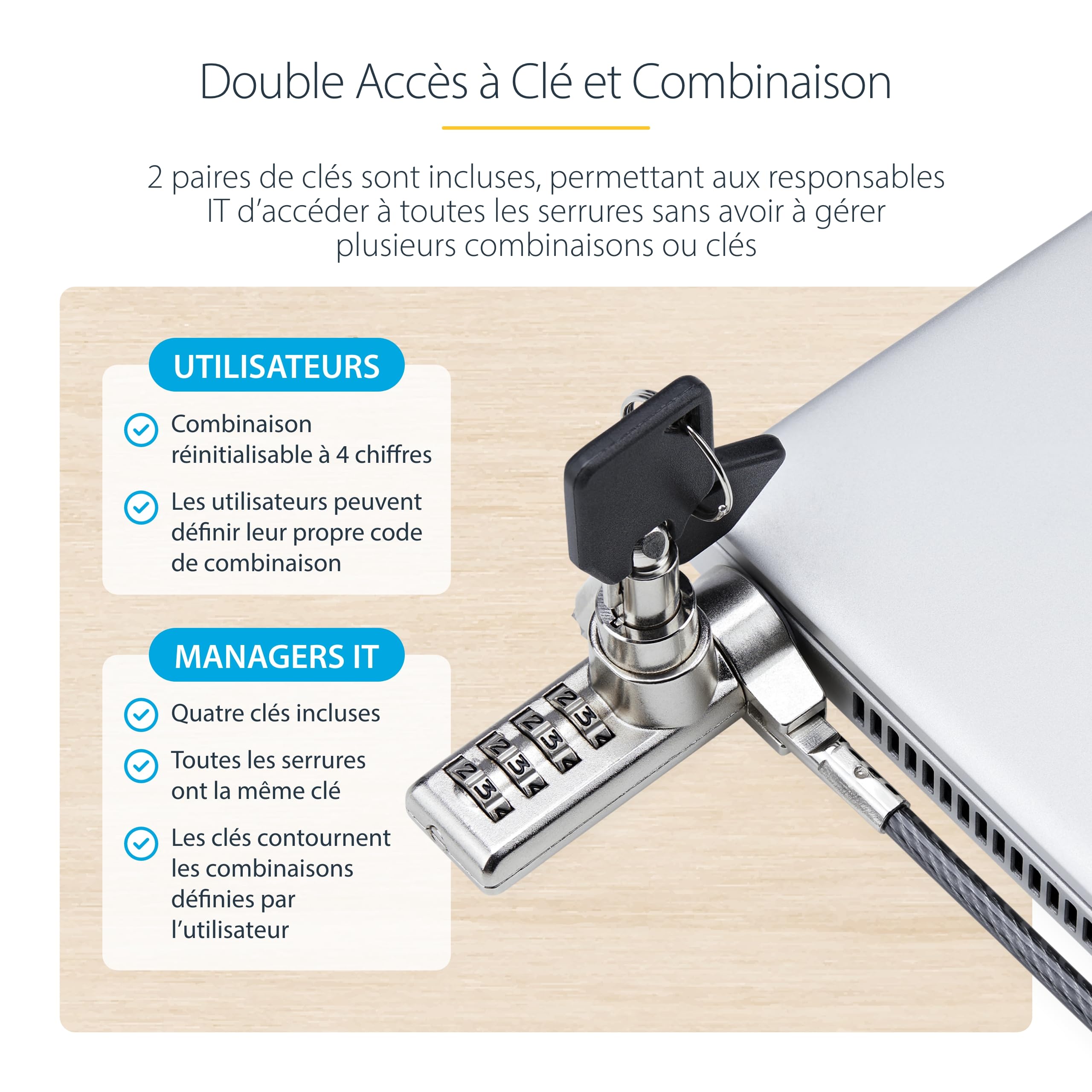 startech-com-lot-10-antivols-k-slot-2-m-double-acc-s-cl-s-combinaison image 3