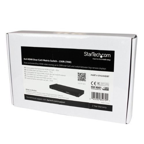 startech-com-st424hdbt-switch-matrice-4x4-hdmi-hdbaset-sur-cat5-6-70m-1080p image 8